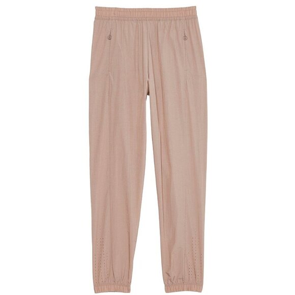 Victoria’s Secret VSX Parachute Weekend Jogger Pant Bare Taupe SZ S Running Ski - Picture 1 of 3